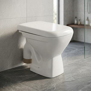 Square Shape <b>Ceramic</b> EWC Floor Mounted Toilet Eco-Friendly Luxurious European Water Closet <b>Pan</b> Bathroom Chair - Product Image 1