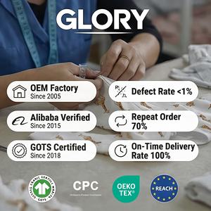 Pijama de Manga Larga con Cierre de Cremallera de Algodón Orgánico Certificado GOTS de Diseño Personalizado para Bebés, Pijama para Niños, Mameluco para Recién Nacidos - Product Image 5