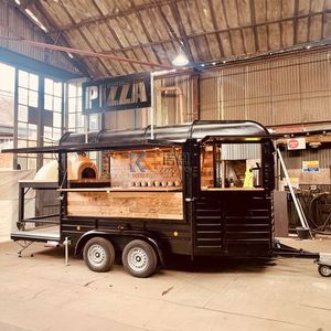 Chariot de vente ambulante en acier inoxydable 2025 pour hot-dogs, pizzas, glaces, restaurant mobile, camion de nourriture rapide, remorque alimentaire à vendre - Product Image 2