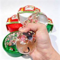Nouvelle Boîte Mystère de Noël : Jouet Squishy en TPR et Maltose, en forme de Boulette de Pâtes Simulée (Baozi), Jouet Anti-stress à Presser et Décompression