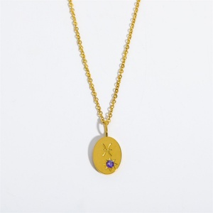 สร้อยคอจี้เพทายสีรุ้งแบบสั่งทำสั่งทำ - Product Image 1