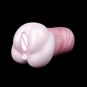 FAAK G6115 hot sale colourful sex toy with realistic feel for male sex toy for men and women in hibiscus flower colour