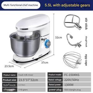 Máquina Mezcladora de Masa para <span class=keywords><strong>Pizza</strong></span>, Mezcladora Espiral Comercial para Masa de <span class=keywords><strong>Pizza</strong></span> y Pasta, Equipo de Cocina para Restaurantes - Product Image 3