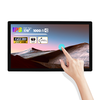 Monitor de Pantalla Táctil de Grado Industrial de 32'', 43'' y 55'', 300 Nits de Brillo, Táctil PCAP, IP65, Marco Metálico Abierto para HMI de Fabricación