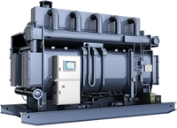 Refroidisseur/chauffage à absorption LiBr de type gaz de combustion/vapeur, refroidisseur à absorption à combustion directe