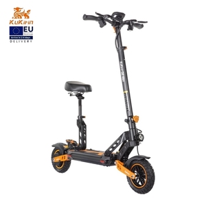 Trottinette électrique Kukirin G2 Max avec siège amovible, confort en cuir, longue autonomie, design ergonomique, double frein, conduite sécurisée - Product Image 1