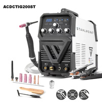 Saldatrice Inverter IGBT AC DC TIG MMA ARC 2in1 per Alluminio 200A 230V TIG200ST - Disponibile per Agenzie