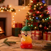 Verres à boire en forme d'ours en peluche au design classique, mignons et amusants, pour le café, le jus, le thé et le lait, pour une utilisation dans les restaurants