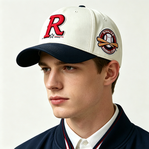 Custom Embroidery Baseball Cap RIVALEX Patch Logo Structured Dad <b>Hat</b> Unisex Curved Brim Sports Outdoor Daily Wear Dot 100% - Product Image 1