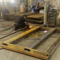 OEM personnalisé grands projets d'ingénierie revêtement en poudre de pièces de fabrication de boîtiers de tôle Service de soudage par découpe laser