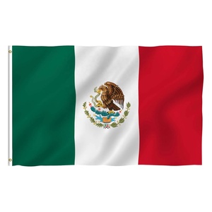 Fournisseur d'assurance qualité de confiance pour les drapeaux en aluminium polyester de football international national du Mexique de taille personnalisée - Product Image 6