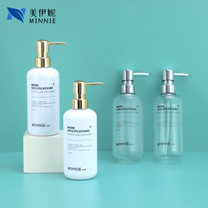 Flacon pompe rond Minnie 500ml en PET givré pour lotion, shampoing, gel douche, cosmétiques - Product Image 2