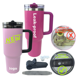 Sostituzione del coperchio in cannuccia ribaltabile senza BPA per chiusura ermetica da 40 once e senza fuoriuscite e superficie igienica senza sporcizia o sporcizia non ammuffita - Product Image 4