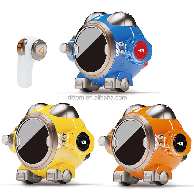 AT008 Intelligent Robot Touch Sensing Interaction Dancing Robot With LED Lights