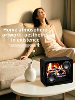Soundbar New Harmony Suspended-mount dengan Layar Lirik, Speaker Mural Volume Besar Model 2026, Suara Surround Ultra-dalam Metal 2