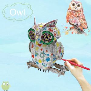 Großhandel Handgefertigtes Lernspielzeug DIY Malen 3D-Papierpuzzle-<span class=keywords><strong>Sets</strong></span> für Kinder & Erwachsene EN71-Zertifiziert Alter 5-13 51-100 Teile - Product Image 3