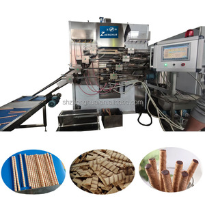 Новая полностью автоматическая коммерческая машина для производства вафельных рулетиков/палочек из морских водорослей, сертифицированная CE, электрическая/газовая. - Product Image 4