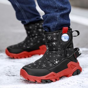 Bottes de neige pour garçons bottes d'hiver épaissies pour enfants hauts en <span class=keywords><strong>cuir</strong></span> chaussures d'hiver russes chaudes pour garçons bottes de neige chaudes pour filles - Product Image 4