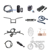 Contrôleur d'affichage pour vélo électrique QM V20 Fat Bike, capteur d'assistance au pédalage avec câble, accélérateur rotatif, pièces pour vélo électrique QM V20 Fat Bike