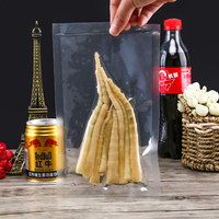 Sac sous vide Sac d'emballage Usine Vente en gros Transparent Conservation Plastique Brillant Nylon PA/LLDPE Doux Fort 160 Microns Alimentaire