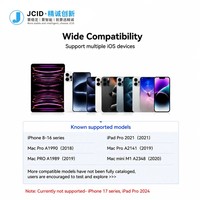 Câble de réinitialisation DFU JCID IP8-16PM Auto-DFU sans bouton ni démontage du périphérique pour réparer le baseband/lire et écrire les données du disque dur
