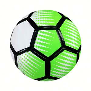 Balón de Fútbol de Alta Visibilidad Talla 5 - Balón de Fútbol de Color Brillante para Educación Física Escolar y Juegos Recreativos - Product Image 2