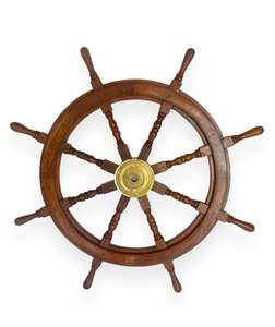 Ruedas náuticas supervendidas con ruedas náuticas hechas a mano de estilo antiguo de madera maciza a la venta por exportadores - Product Image 2