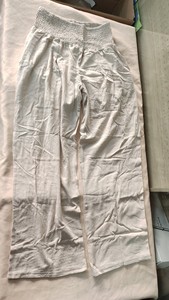 <span class=keywords><strong>Pantalon</strong></span> décontracté pour <span class=keywords><strong>femme</strong></span>, style décontracté, en coton, <span class=keywords><strong>taille</strong></span> mi-haute, <span class=keywords><strong>pantalon</strong></span> large pour le printemps et l'été - Product Image 3