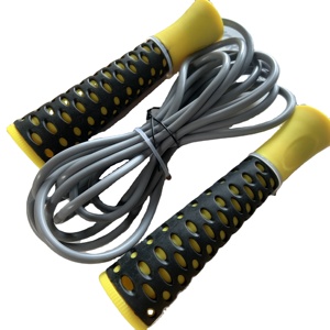 <span class=keywords><strong>Cuerda</strong></span> <span class=keywords><strong>de</strong></span> saltar <span class=keywords><strong>de</strong></span> ejercicio <span class=keywords><strong>de</strong></span> PVC ligera e inastillable duradera <span class=keywords><strong>Cuerda</strong></span> <span class=keywords><strong>de</strong></span> saltar fácilmente ajustable para boxeo Material ABS - Product Image 2