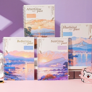 Cute Girl Heart B5 Hand Ledger studente per bambini Hand Ledger Material Book Cartoon Notebook Girls' High Beauty Diary Book - Product Image 3