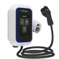 Chargeur mural pour véhicules électriques UNI PLUS Type 2 Niveau 2 7kW/11kW, nouveau modèle commercial avec OCPP 1.6 J, protection IP55, 200-240V 32A-50A