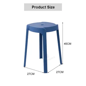 Wholesale High Quality Colorful Plastic Stool Easy Carrying Pinwheel Windmill High Stool Dinner Chair For Event
