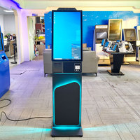 Kiosco de Autoservicio con Pantalla Táctil de 27 Pulgadas, Kiosco de Pago con Impresora de Recibos y Cámara con Lector de Códigos QR