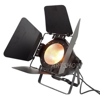 Projecteur LED Par 64 COB 200W RGBWA UV 6-en-1 avec volets, éclairage de scène DMX 512 pour DJ