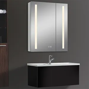 Appartamento Hotel di Design In acciaio inox Mobili Mobiletto del bagno Vanità di Lusso Mini Piccolo Lavandino Singolo Moderno A Specchio Armadi