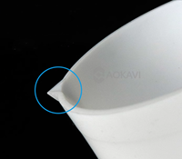 Bécher en PTFE personnalisable avec couvercle pour utilisation en laboratoire Caractéristique Résistance chimique