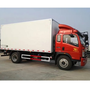 SINOTRUK HOWO light 4x2 Mini <span class=keywords><strong>furgoni</strong></span> frigorifero freddo congelatore refrigerato congelato cibo fresco Box camion in vendita - Product Image 4