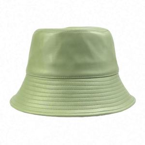 Wholesale High Quality Custom Designer Reversible Wholesale Blank Snakeskin Pu Leather Bucket <b>Hat</b> - Product Image 5