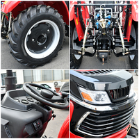 Tracteur Mini le Plus Vendu 50ch 4RM pour Jardin et Ferme, Chenille 4 Roues avec Moteur 80ch, Motoculteur en Gros