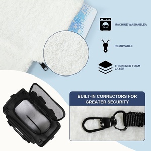 Haustier-Transporttasche für Hunde & Katzen, Weich, Fluggesellschaft-Zugelassen, Waschbar, Tragbar, TSA-konform, Polyester-Material, für den Außenbereich (Schwarz) - Product Image 4