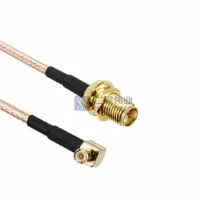 SMA to MCX Cable RP-SMA Female Front Mount to MCX Male with 10cm RG316 Cable Extension