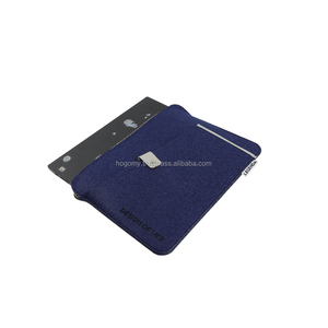 High Quality Lightweight Navy Blue Felt Laptop Sleeve Bag Notebook Cover Premium Product Type - Product Image 4