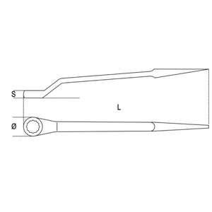 BETA - 000890820 Spark-proof single <b>ring</b> wrenches - EAN 8014230494517 NON-SPARKING <b>SPANNERS</b>, WRENCHES AND ADJUSTABLE WRENCHES - Product Image 2