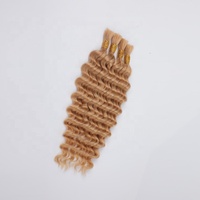 Échantillon gratuit de cheveux vierges en vrac, fournisseur en gros, sans trame pour le tressage, lots de cheveux humains, fournisseur d'extensions à double trame