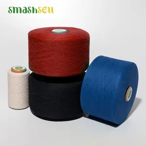 China Strick garne Großhandel Recycling Polyester Strick garn Preise Verkaufs lieferant