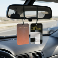 Diffuseur de parfum en papier personnalisé avec logo, carte parfumée pour voiture, impression personnalisée, cadeau promotionnel