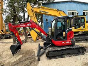 Excavatrice sur chenilles KX135 de 3 tonnes de marque supérieure avec moteur KUBOTA, vérin hydraulique Eaton, application de construction, bon état - Product Image 4