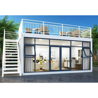 Maison Modulaire Préfabriquée Haut de Gamme en Conteneur, Maison Conteneur Extensible, Maison Compacte Étanche, Maison Conteneur en Verre Compacte en Gros