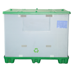 Özel boyut otomotiv Coaming katlanabilir depolama katlanabilir plastik palet kol paketleme kutusu fiyat ile bir kilitleme sistemi - Product Image 3