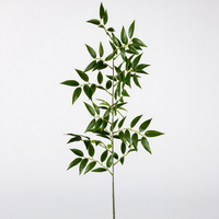 Feuilles de saule et d'eucalyptus artificielles en soie, branche suspendue pour centre de table de mariage, bouquet, arche, décoration intérieure durable